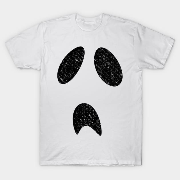 Boo Sad Ghost T-Shirt by MZeeDesigns